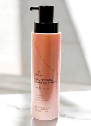 Профессиональный увлажняющий шампунь с маслом марулы bogenia professional hair shampoo marula oil