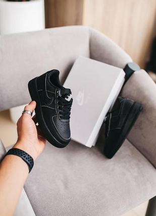 Кросівки дитячі найк COMME des GARÇONS x Nike Air Force DINOSAUR SNEAKERS TURNSCHUHE SCHUHE 40 black