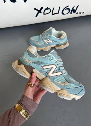 Кросівки new balance 9060 blue brown6 фото