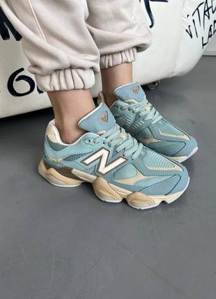 Кросівки new balance 9060 blue brown1 фото