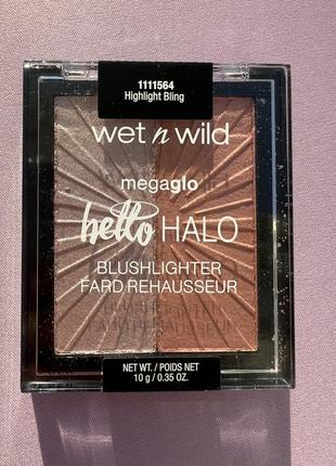 Хайлайтер и румяна wet n wild hello hallo