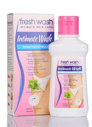 Засіб для інтимної гігієни wokali intimate wash sensitive formula wkl468 220 мл2 фото