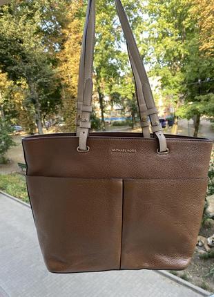 Сумка тоут бежевая michael kors4 фото