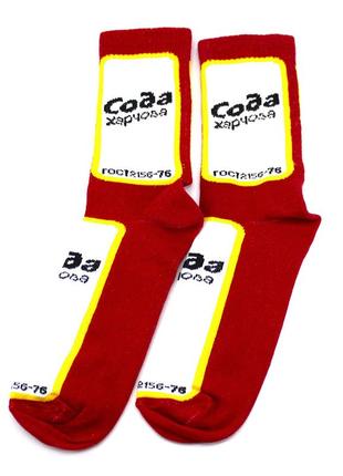 Набор женские носки соль сода молоко гречка бумага туалетная 36-41 носки с приколом9 фото