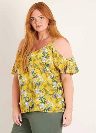 Топ з крильцями плюс сайз kiabi