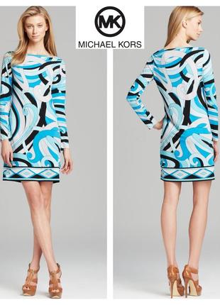 Шикарна зручна сукня в принт модного американського бренду michael kors