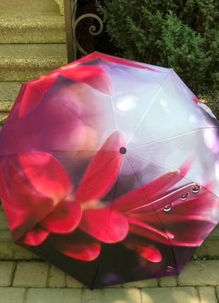 Зонт женский с цветами7 фото