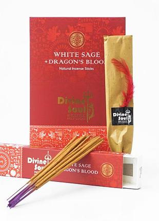 Divine soul white sage dragon blood 15 грамм белый шалфей кровь дракона bm