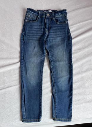 Джинси для дівчинки 110-116см в ідеальному стані