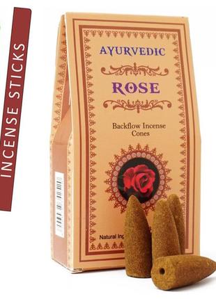 Ayurvedic back flow конусы роза bm