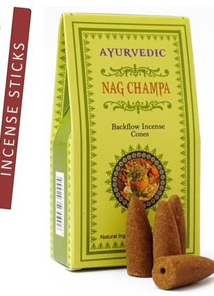 Ayurvedic back flow конусы наг чампа bm