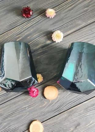 Склянка "дзеркальна бірюза", 450 мл