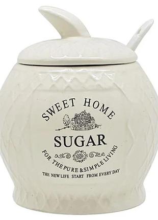 Сахарница без ложки "кантри", 350 мл