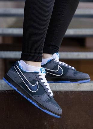 Кроссовки nike sb dunk low concepts blue lobster