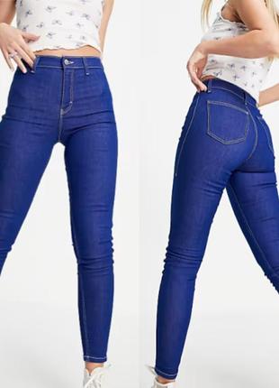 Джинсы скинни topshop joni средняя посадка