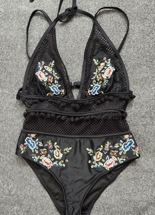 Купальник сдельный, asos, 10 размер, xs-s.