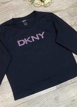 Толстовка, кофта двунитка dkny, р.m-l