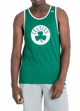 Майка new era team boston celtics pop с логотипом/футболка безрукавка