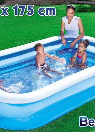 Бассейн надувной bestway 262х175 см eae 2