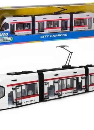 Дитячий швидкісний потяг для дітей із відкривними дверями "city express"