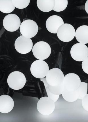 Новорічна гірлянда 500 led / 50 м, білий холодний світ