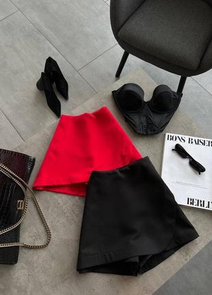 Роскошный костюм в стиле old money пиджак и юбка шорты деловой комплект женский