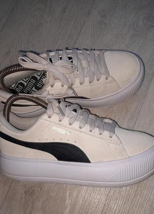 Кроссовки puma suede mayu platform оригинал3 фото