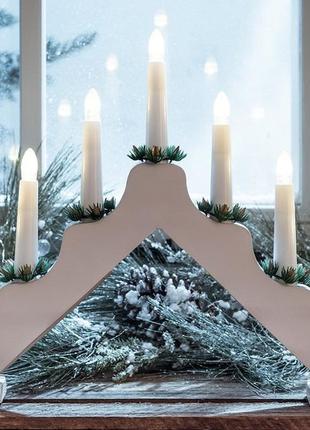 Новорічний світильник "свічки" 7 led