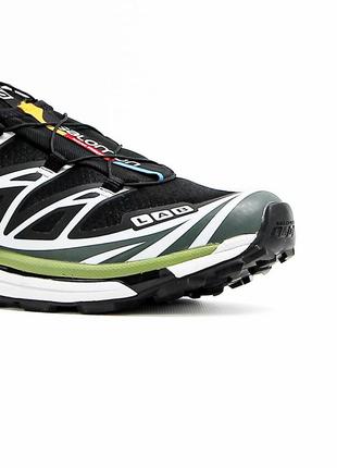 Salomon xt-6 black green lime5 фото