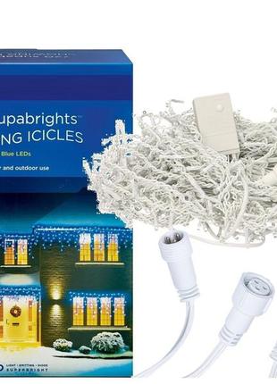 Новорічна гірлянда бахрома 100 led різнобарвна 4,5 м