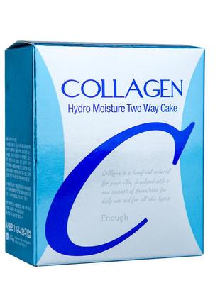 Пудра enough collagen hydro moisture two way cake spf25 № 135 фото