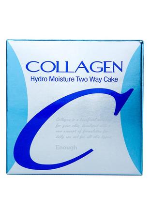 Пудра enough collagen hydro moisture two way cake spf25 № 136 фото