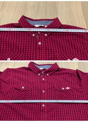 Акция 🎁 стильная рубашка lee cooper sleeve gingham в клетку большого размера levis h&amp;m9 фото