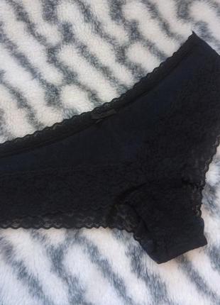 Бавовняні трусики з мереживом h&m