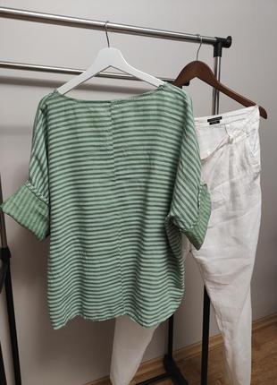 Блузка в стилі бохо італій льон