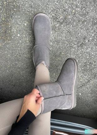 11310▪️угги зима в натуральной замше утепленные овчиной