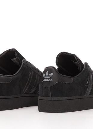 New 🔥 кроссовки adidas campus all black7 фото
