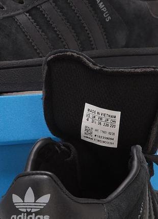 New 🔥 кросівки adidas campus all black8 фото