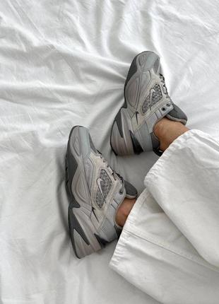 Жіночі кросівки сірі m2k tekno grey2 фото