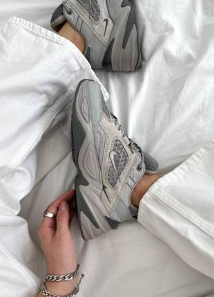 Жіночі кросівки сірі m2k tekno grey9 фото