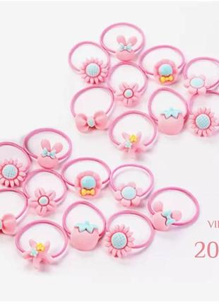 Набор детских еластичных резинок 20 шт