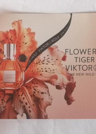 Пробник парфюма viktor & rolf flowerbomb ruby orchid и viktor rolf flowerbomb tiger lily