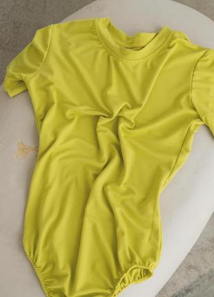 Комплект літній костюм спідниця-шорти + боді5 фото