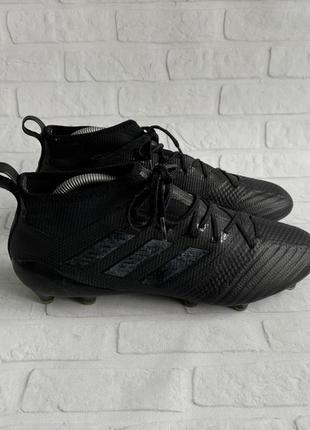 Черные копочки adidas ace 17.1 primeknit fg 42 бутсы профи оригинал