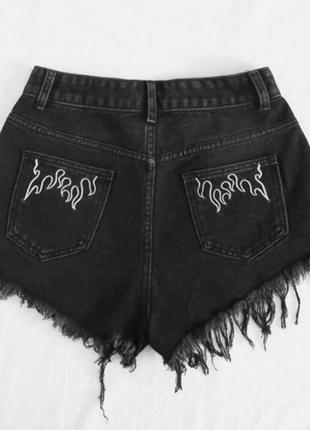 Круті джинсові шорти висока посадка mom shein 36/s2 фото
