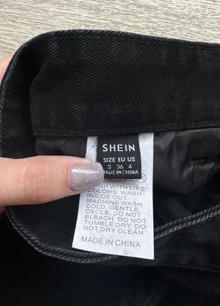 Круті джинсові шорти висока посадка mom shein 36/s4 фото
