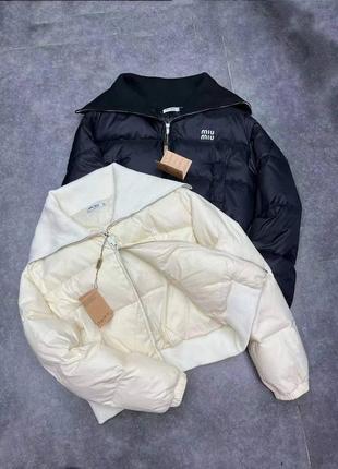 Женская брендовая куртка в стиле miu miu