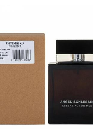 Оригінал angel schlesser essential for men 100 ml tester ( ангел шлессер эссентиал ) туалетна вода