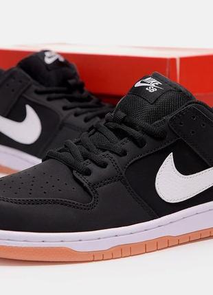 Кроссовки nike dunk black2 фото