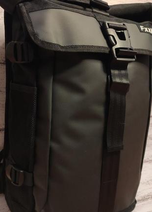 Рюкзак ролтоп mycare 1123 міський вологостійкий колір чорний 30л2 фото